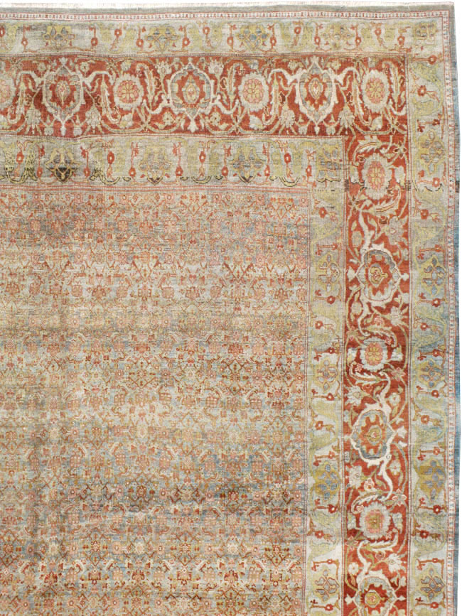 Antique Persian Bidjar Carpet, No.22953 - Gsblank