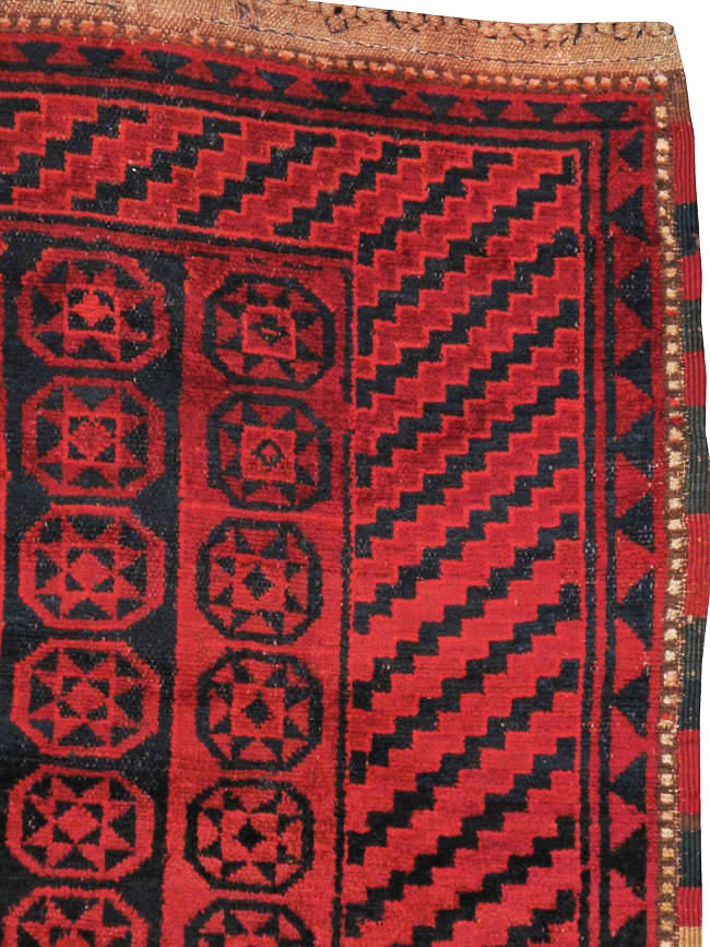 Antique East Turkestan Kirghiz Carpet, No.22958 - Gsblank