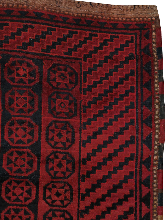 Antique East Turkestan Kirghiz Carpet, No.22958 - Gsblank