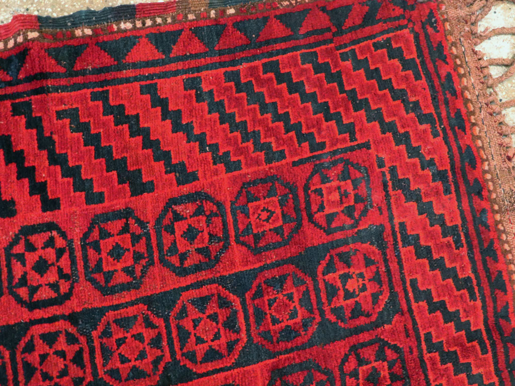 Antique East Turkestan Kirghiz Carpet, No.22958 - Gsblank