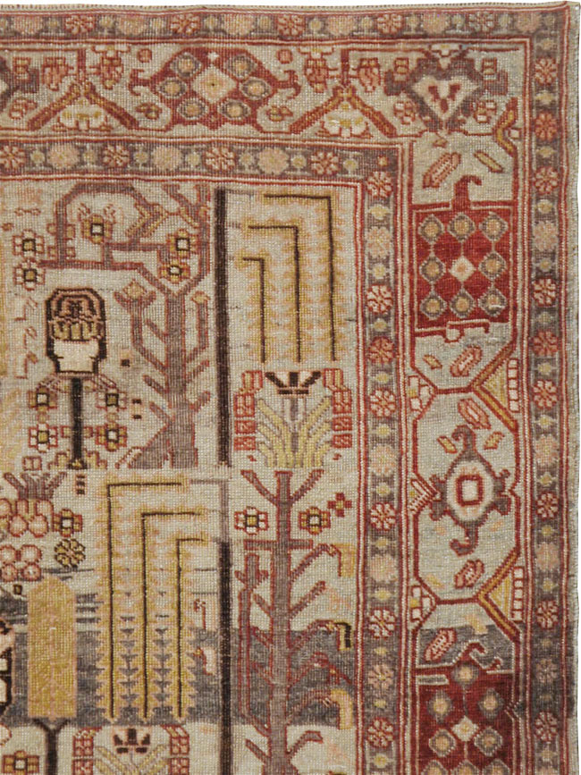 Antique Persian Bidjar Rug, No.22962 - Gsblank