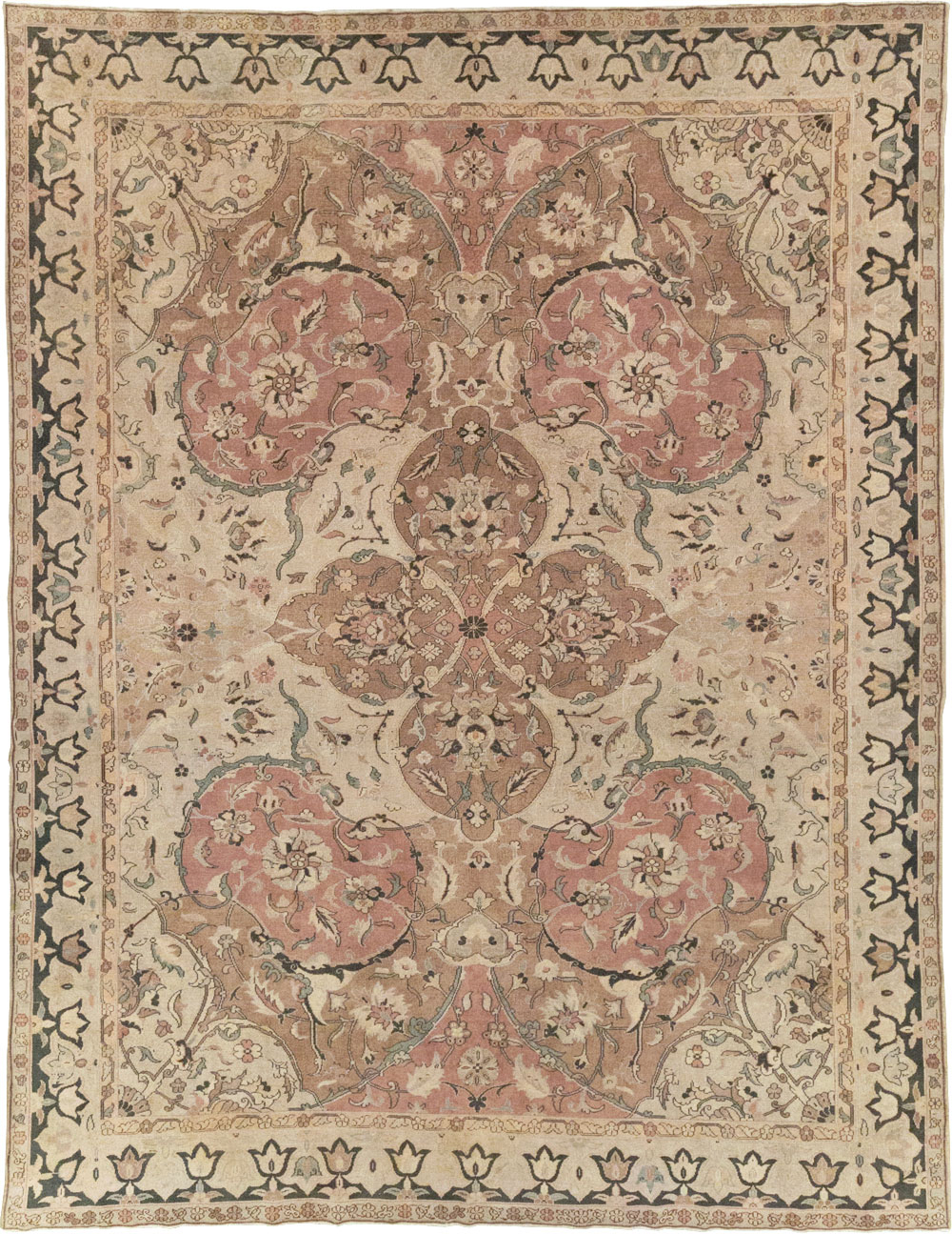 Vintage Indian Lahore Room Size Carpet, No.22965 - Gsblank