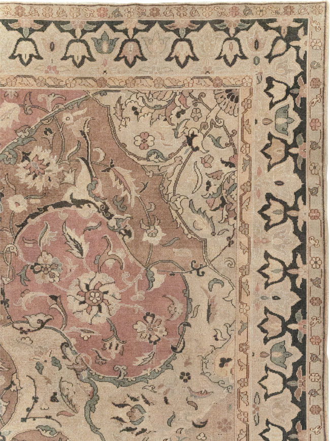 Vintage Indian Lahore Room Size Carpet, No.22965 - Gsblank