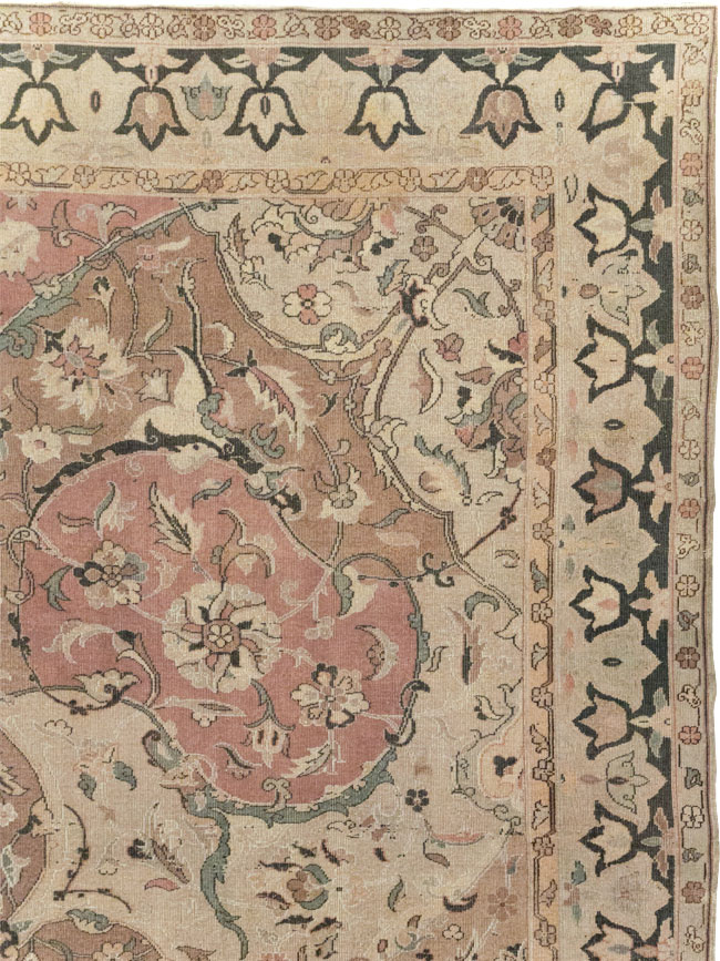 Vintage Indian Lahore Room Size Carpet, No.22965 - Gsblank