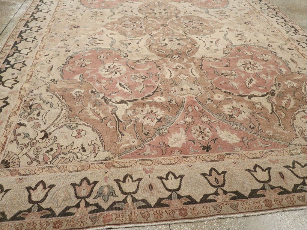 Vintage Indian Lahore Room Size Carpet, No.22965 - Gsblank