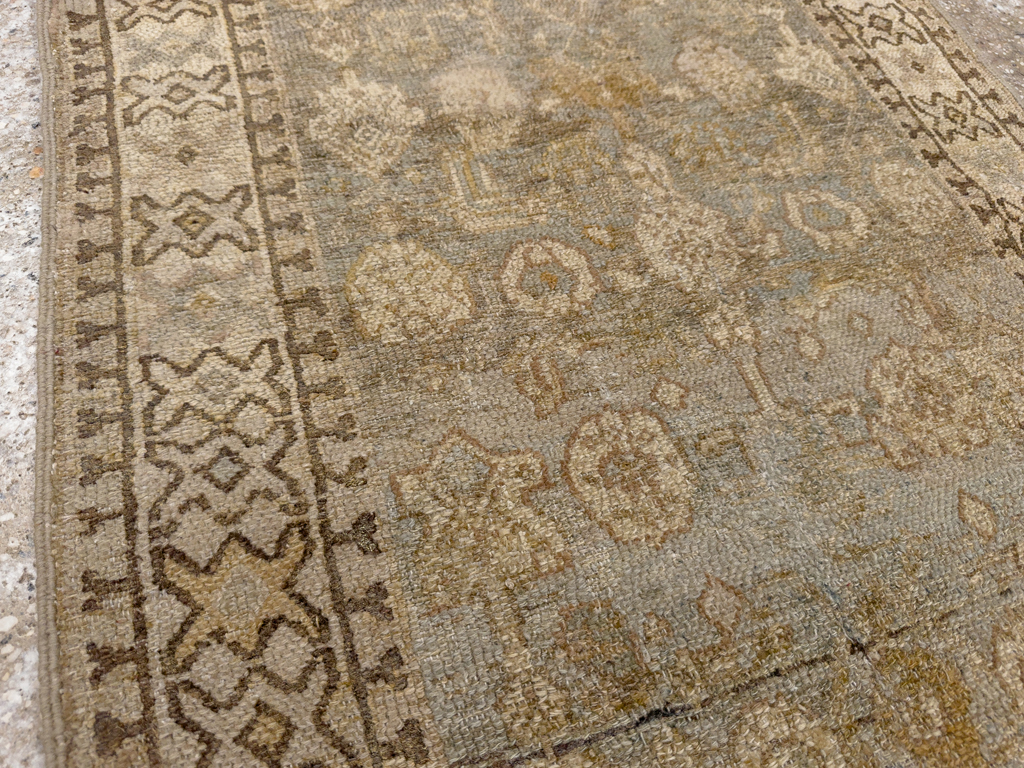 Antique Persian Bibikabad Throw Rug, No.22969 - Gsblank