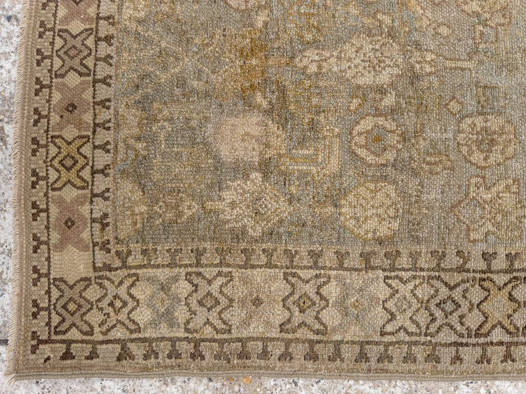 Antique Persian Bibikabad Throw Rug, No.22969 - Gsblank