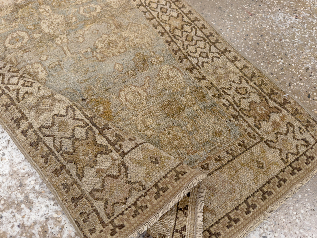 Antique Persian Bibikabad Throw Rug, No.22969 - Gsblank