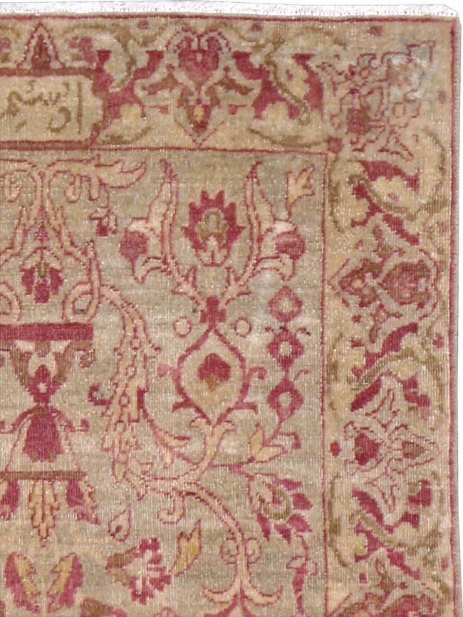 Antique Persian Lavar Kerman Rug, No.23000 - Gsblank