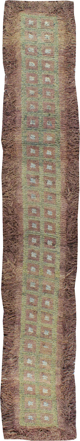 Antique Tibetan Wangden Runner, No.23009 - Gsblank