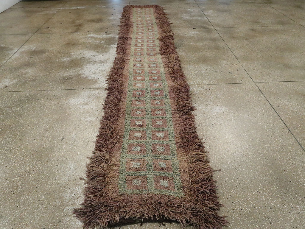 Antique Tibetan Wangden Runner, No.23009 - Gsblank