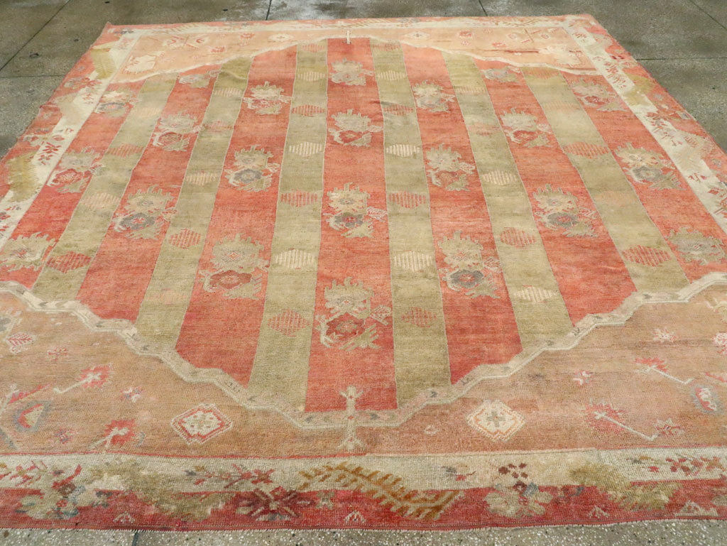 Vintage Turkish Oushak Large Room Size Carpet, No.23011 - Gsblank