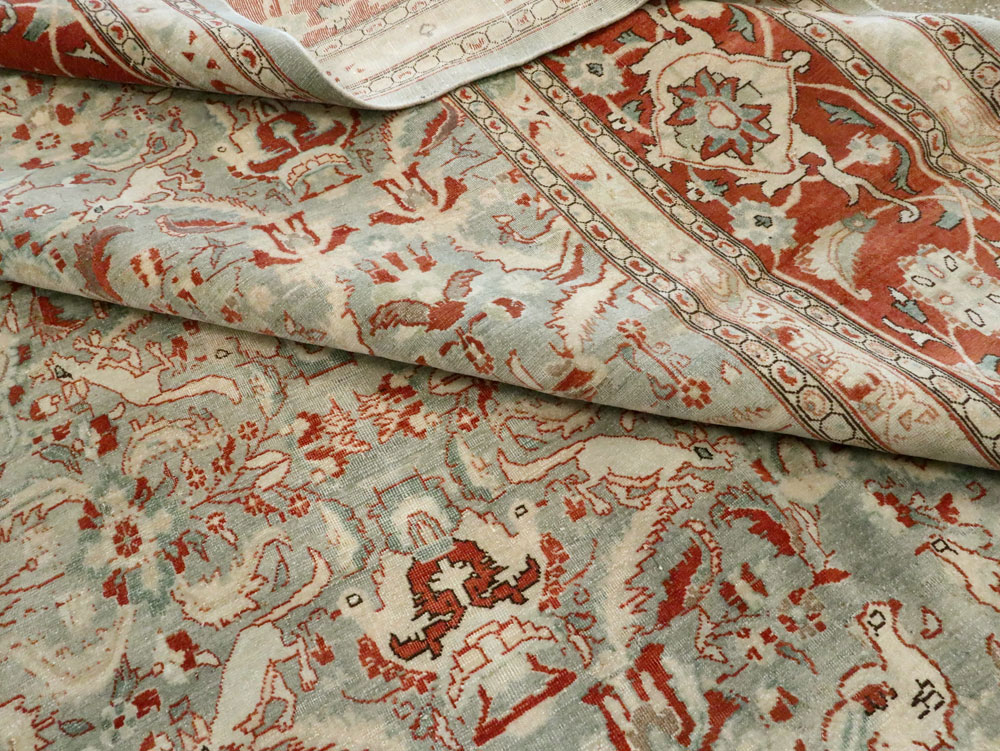 Antique Persian Tabriz Carpet, No.23014 - Gsblank