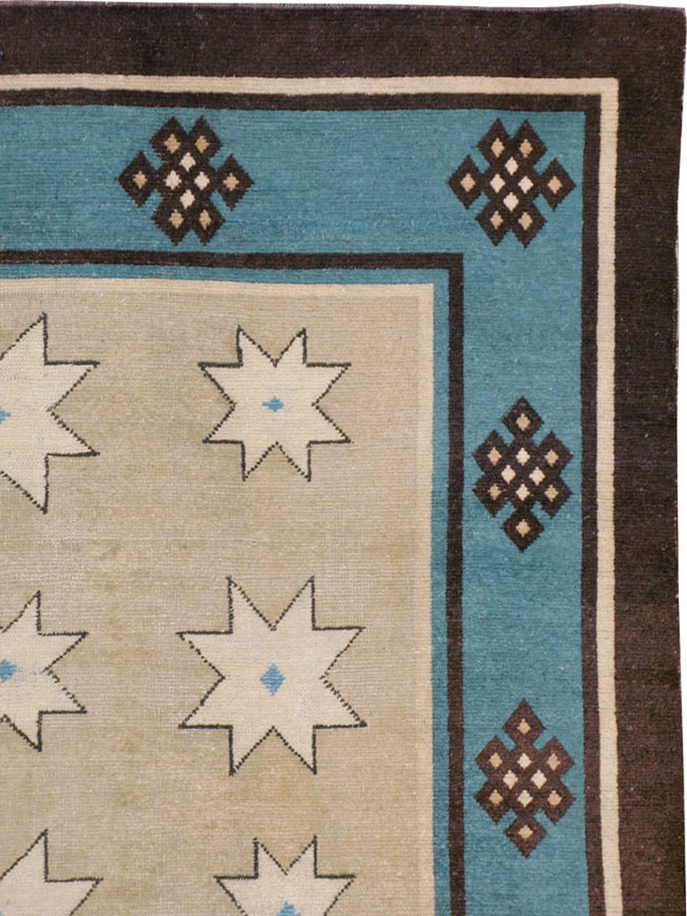 Antique Chinese Mongolian Carpet, No.23018 - Gsblank