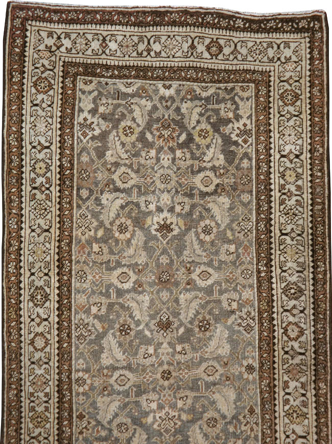 Antique Persian Bidjar Runner, No.23038 - Gsblank
