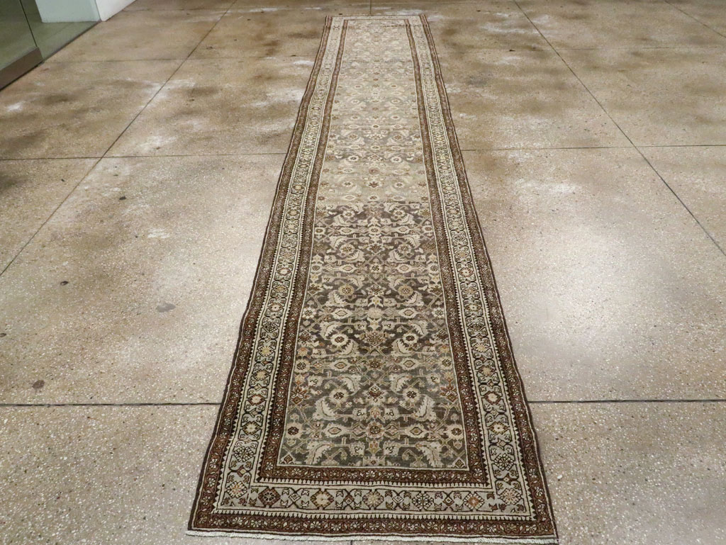 Antique Persian Bidjar Runner, No.23038 - Gsblank