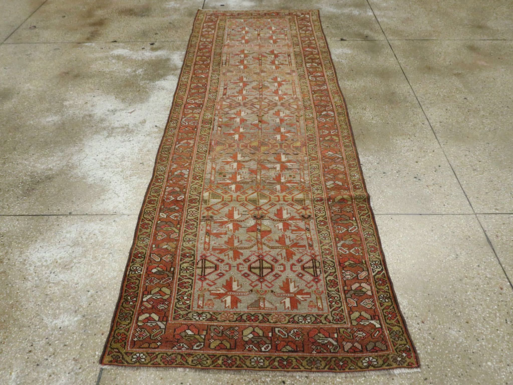 Antique Persian Kurdish Runner, No.23043 - Gsblank