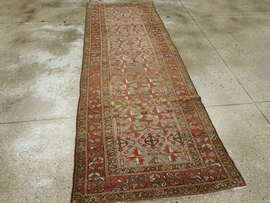 Antique Persian Kurdish Runner, No.23043 - Gsblank