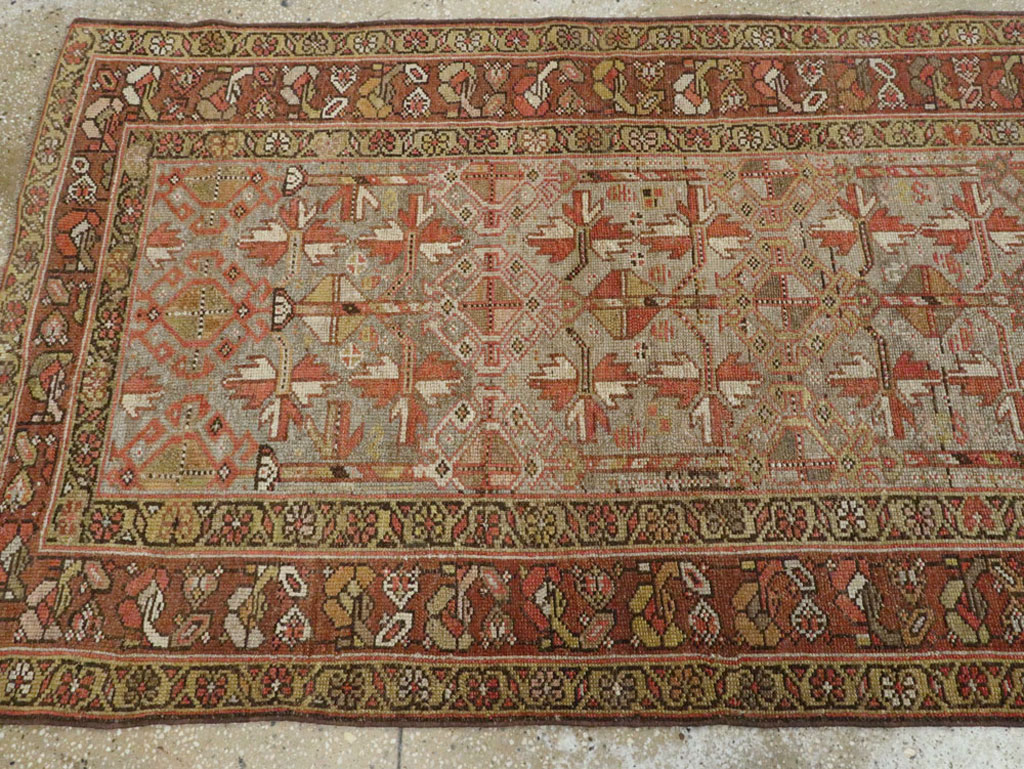 Antique Persian Kurdish Runner, No.23043 - Gsblank