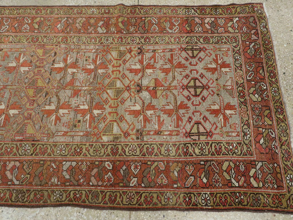 Antique Persian Kurdish Runner, No.23043 - Gsblank