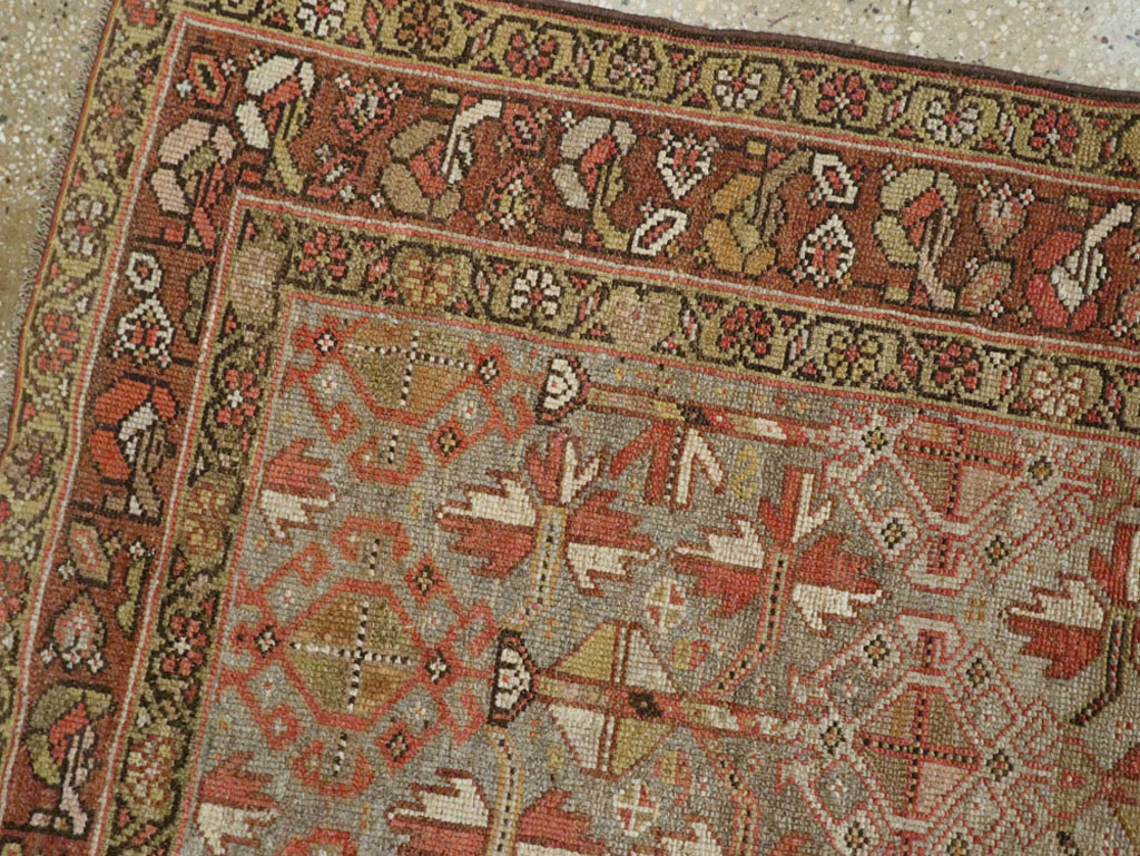 Antique Persian Kurdish Runner, No.23043 - Gsblank