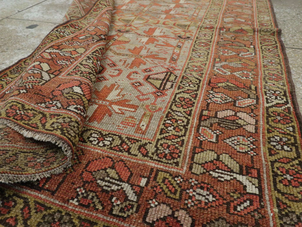 Antique Persian Kurdish Runner, No.23043 - Gsblank