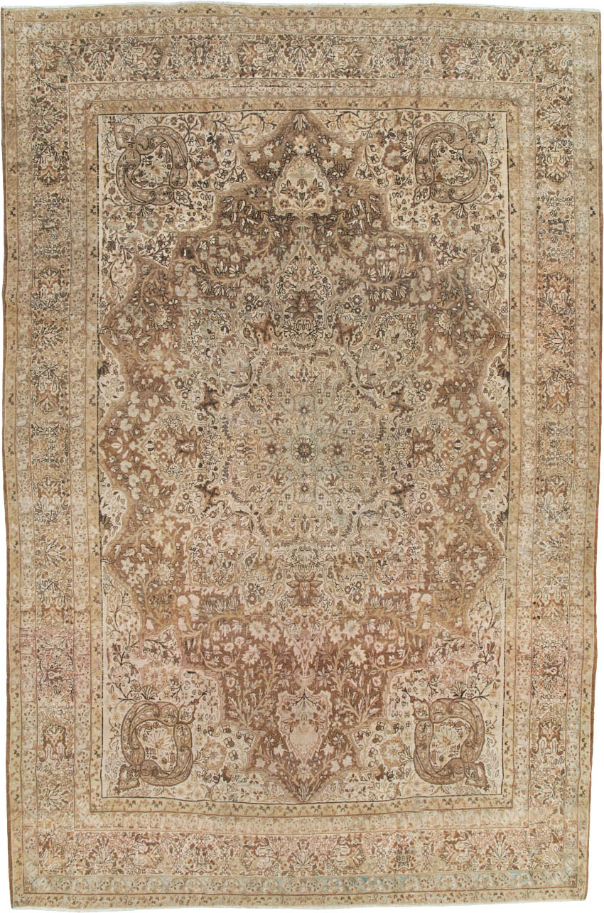 Antique Persian Lavar Kerman Carpet, No.23050 - Gsblank