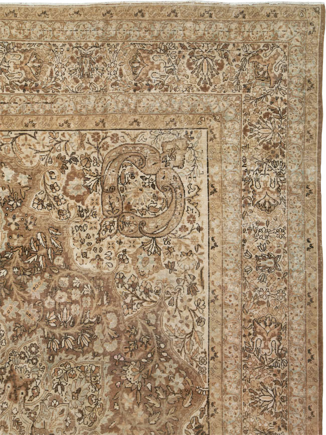 Antique Persian Lavar Kerman Carpet, No.23050 - Gsblank