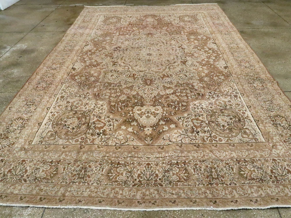 Antique Persian Lavar Kerman Carpet, No.23050 - Gsblank