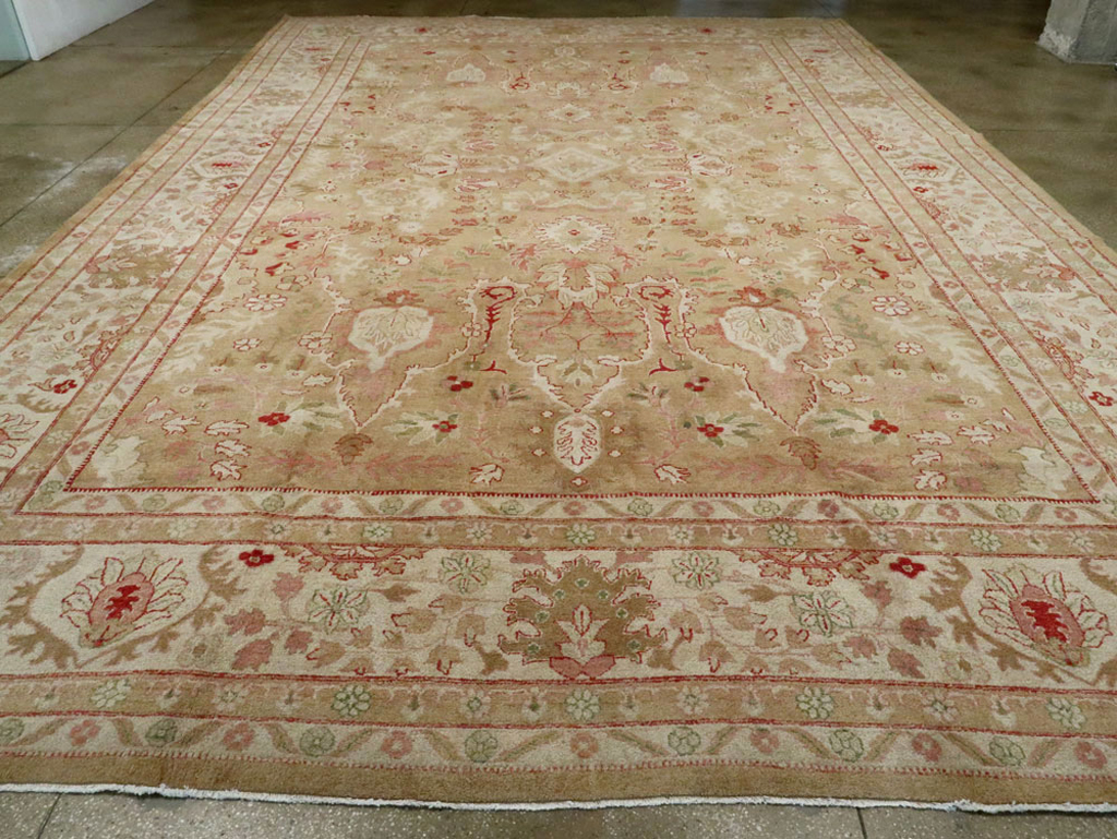 Antique Indian Agra Carpet, No.23054 - Gsblank