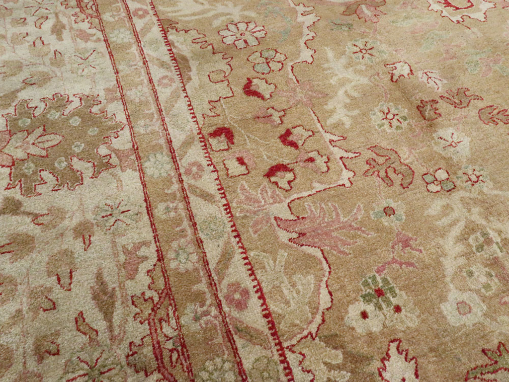 Antique Indian Agra Carpet, No.23054 - Gsblank