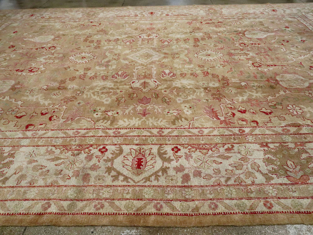 Antique Indian Agra Carpet, No.23054 - Gsblank