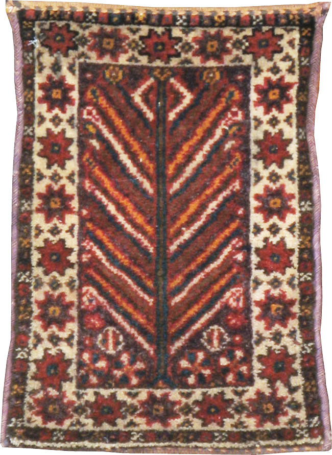 Antique Persian Bag Face, No.23066 - Gsblank