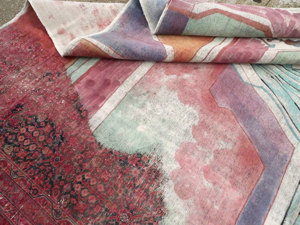 Vintage Persian Tabriz Carpet, No.23067 - Gsblank