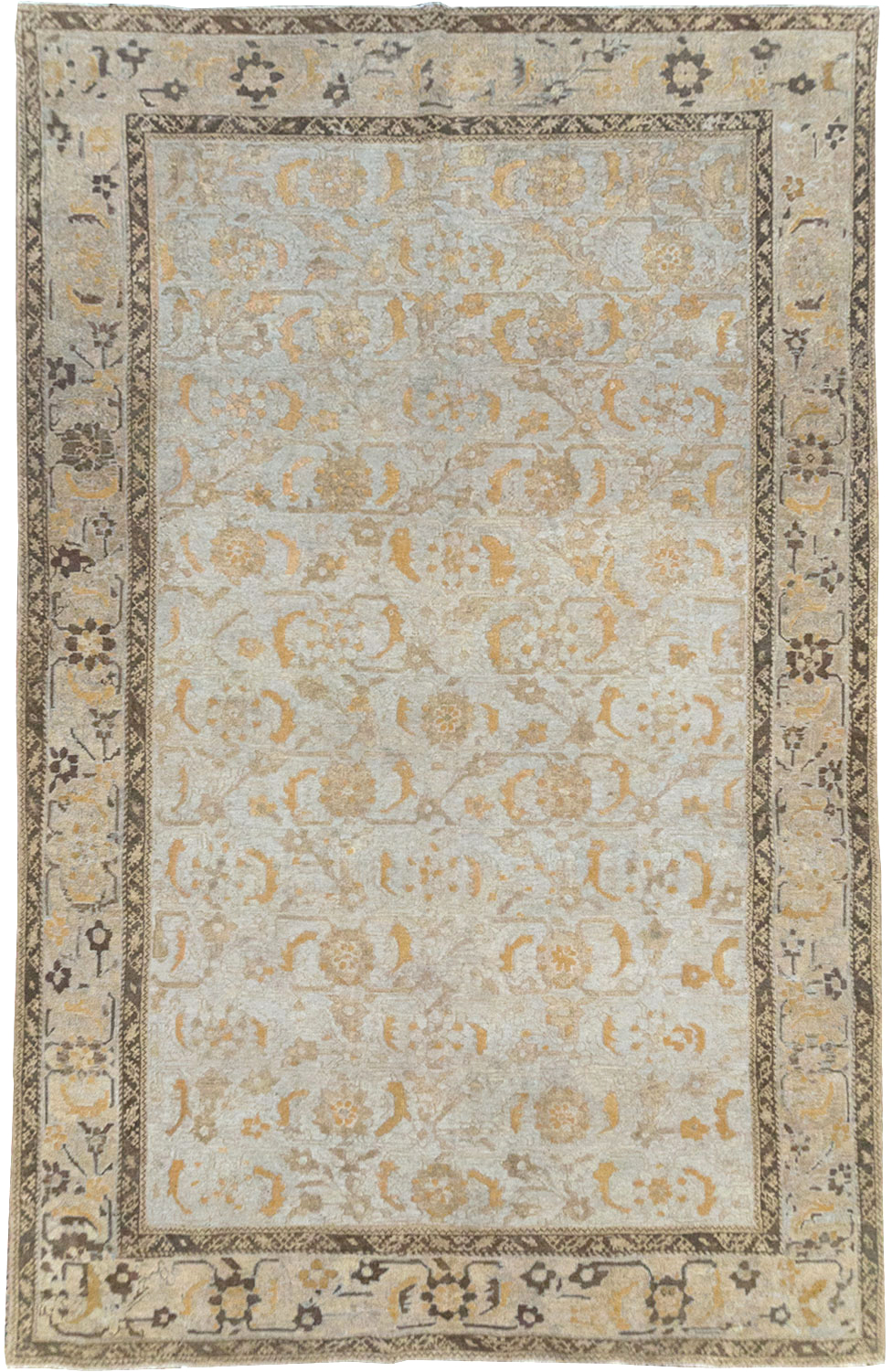 Antique Persian Malayer Room Size Carpet, No.23070 - Gsblank