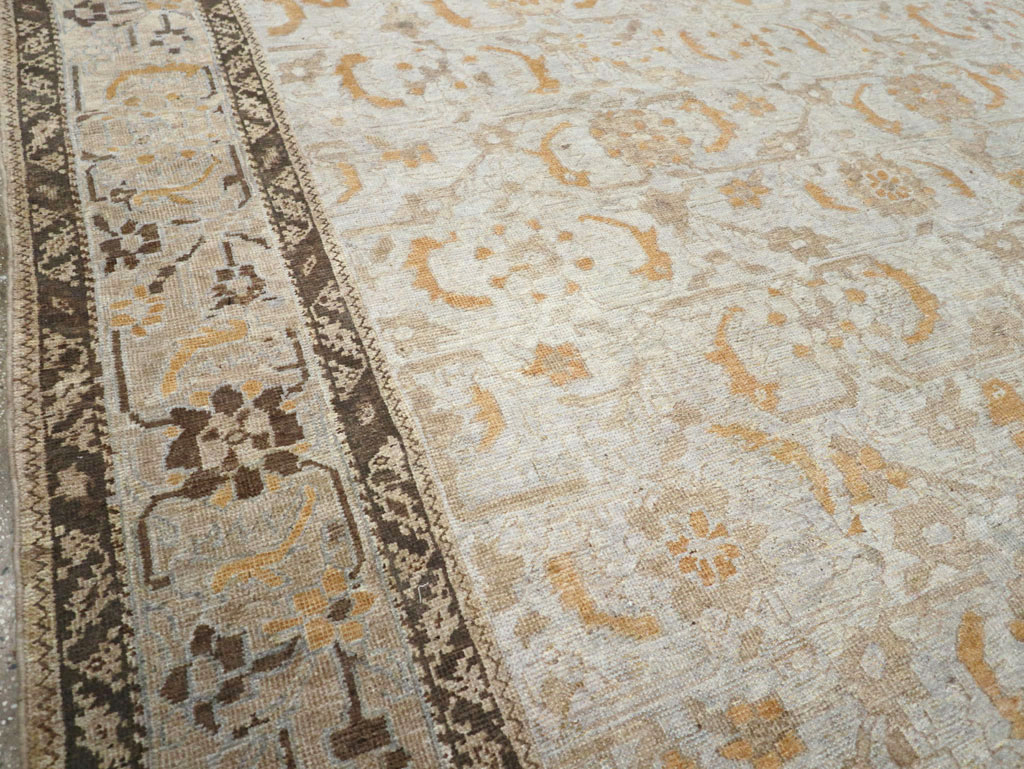 Antique Persian Malayer Room Size Carpet, No.23070 - Gsblank