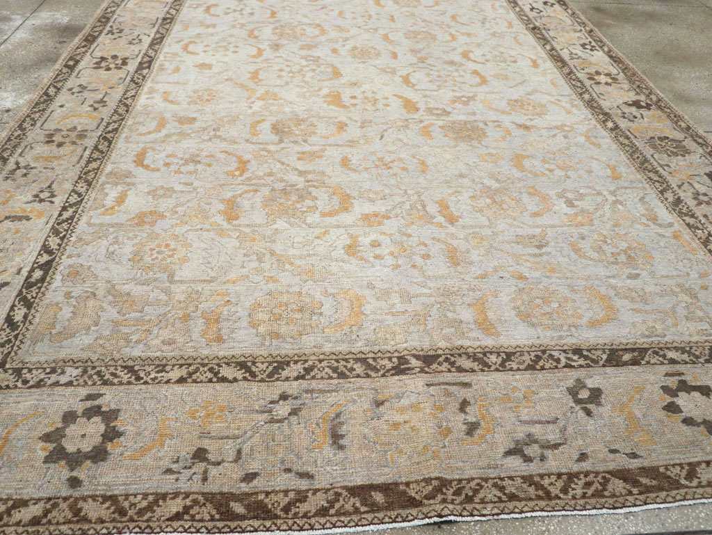 Antique Persian Malayer Room Size Carpet, No.23070 - Gsblank