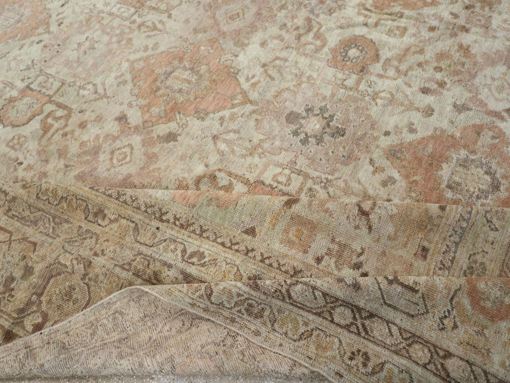 Antique Persian Mahal Oversize Carpet, No.23071 - Gsblank