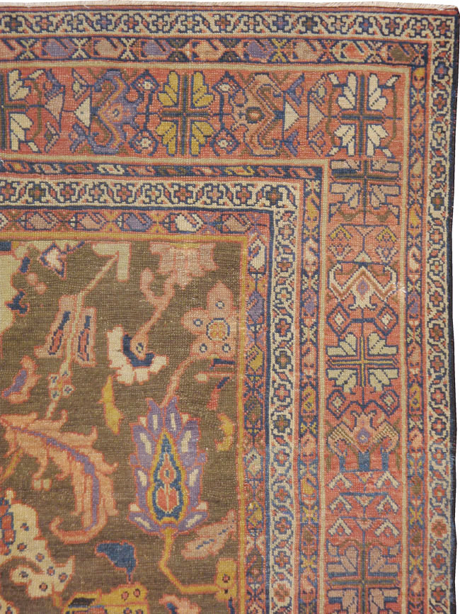 Antique Persian Mahal Carpet, No.23079 - Gsblank