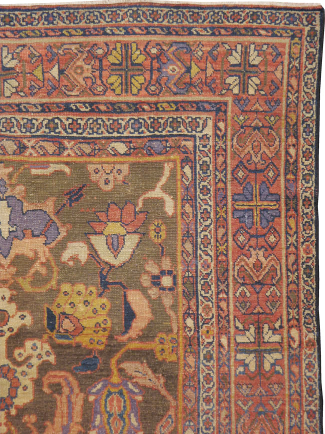 Antique Persian Mahal Carpet, No.23079 - Gsblank
