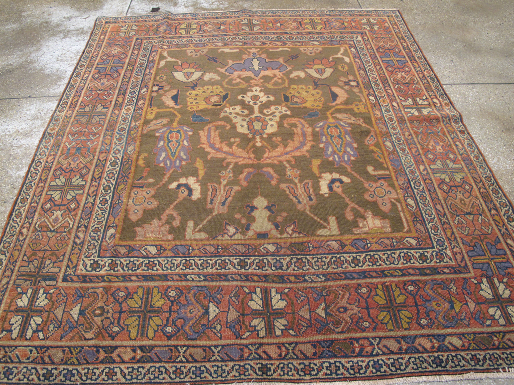 Antique Persian Mahal Carpet, No.23079 - Gsblank
