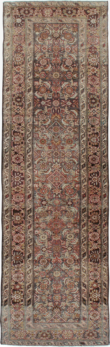 Vintage Persian Malayer Runner, No.23087 - Gsblank
