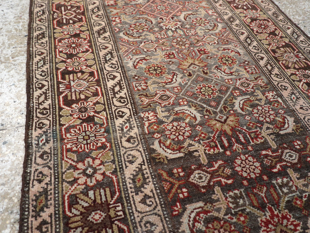 Vintage Persian Malayer Runner, No.23087 - Gsblank