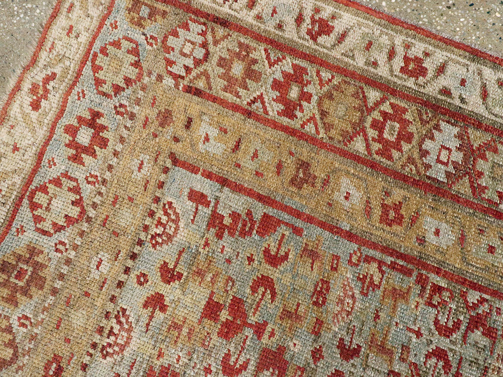 Antique Persian Kurdish Rug, No.23095 - Gsblank