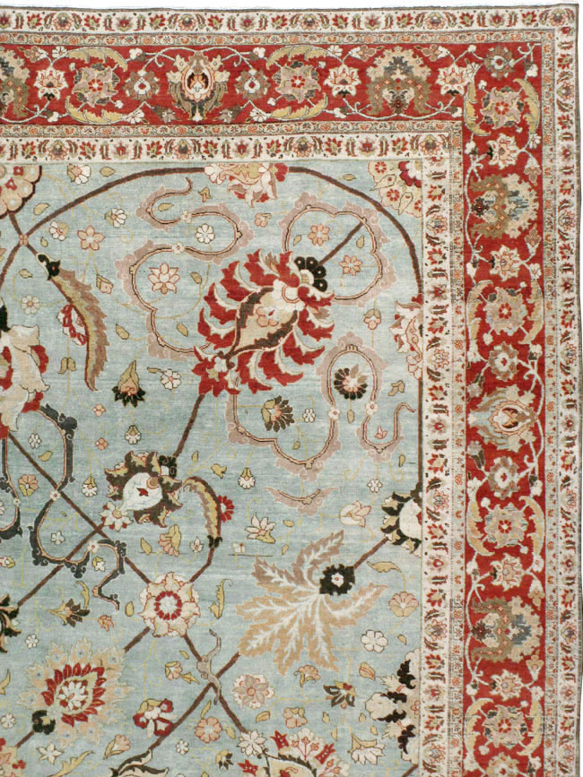 Antique Persian Tabriz Carpet, No.23099 - Gsblank
