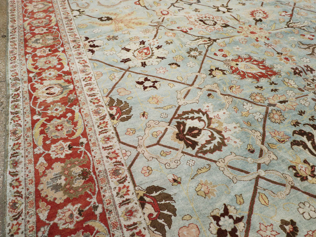 Antique Persian Tabriz Carpet, No.23099 - Gsblank