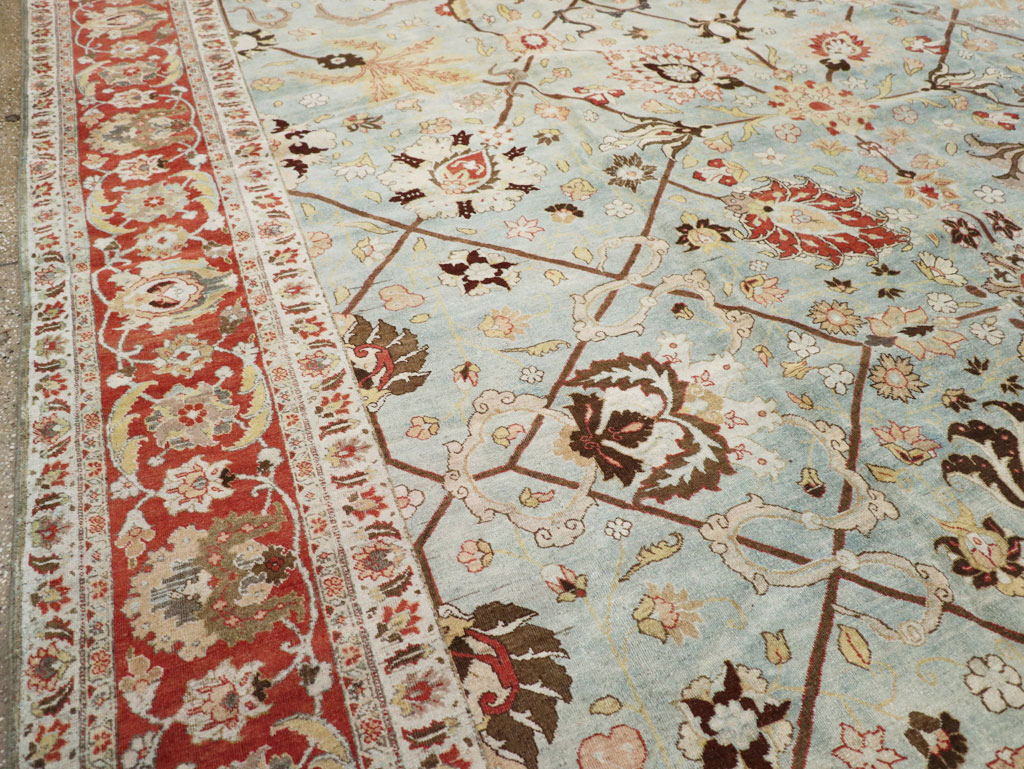 Antique Persian Tabriz Carpet, No.23099 - Gsblank