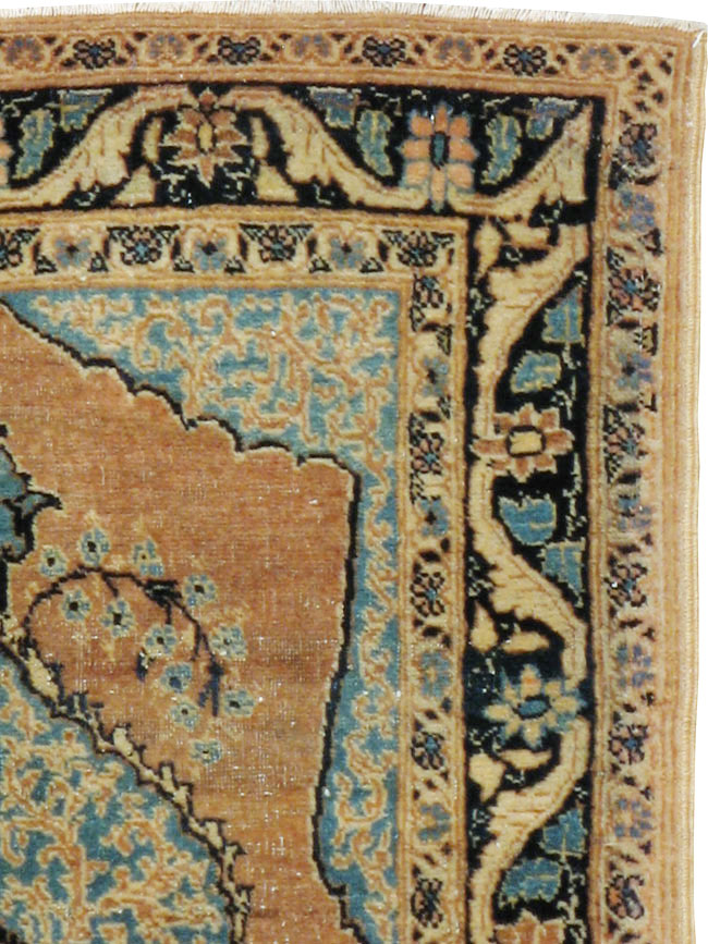 Antique Persian Tabriz Hagi Jalili Rug, No.23104 - Gsblank