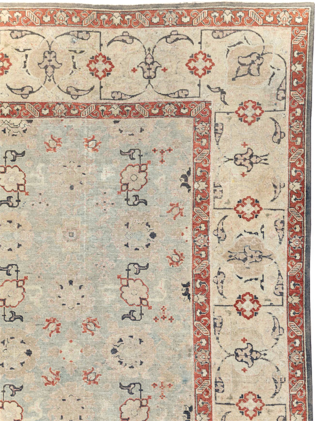 Vintage Persian Tabriz Rug, No.23108 - Gsblank