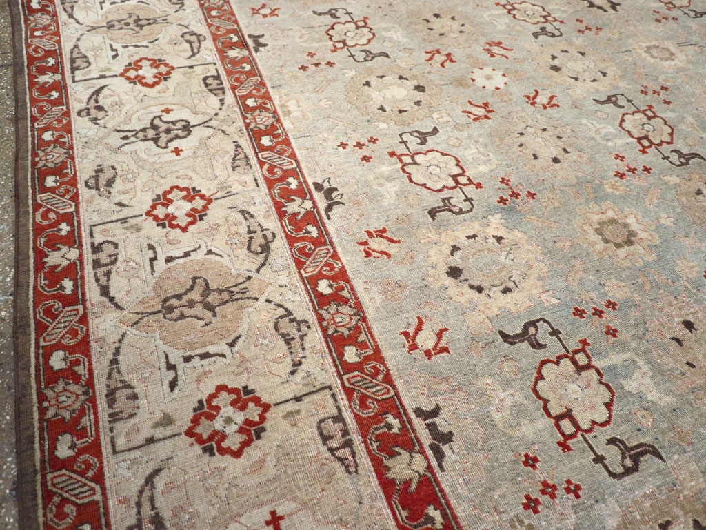 Vintage Persian Tabriz Rug, No.23108 - Gsblank